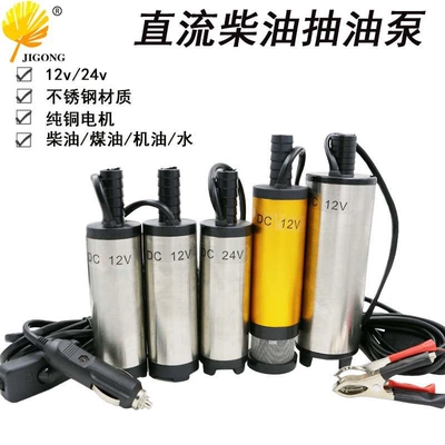 Electric oil pump, diesel pump, 12V DC small submersible pump, 24V oil transfer pump, small oil pump, water pump, wholesale (Mühərrik alətləri)