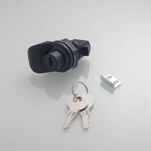 Hengzhu MS750 black tongue lock switch electric cabinet door lock industrial distribution box lock push-type plastic button lock