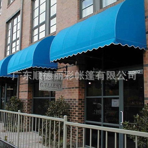 豪华西瓜篷 伸缩防水遮阳棚 固定篷 梯形雨篷 高档小区阳台遮阳棚