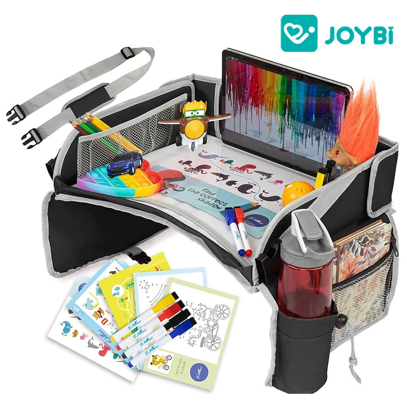 Детские столы для автомобилей Детские столы для путешествий Обучение поддонов для напитков стеллаги для домашних хозяйств Водонепроницаемый складной стол для хранения