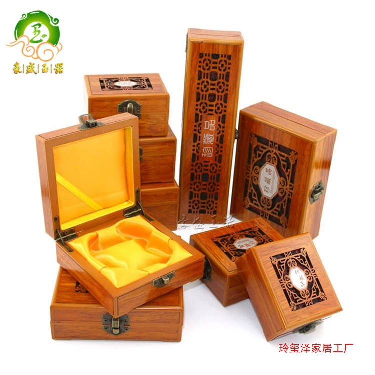 Нефритовый браслет с рисунком древесины, коробка для браслета, коллекция ожерелья, подвеска, коробка, желтая коробка с ручкой из искусственного дерева