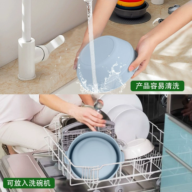 Amazon Bread Fermentation Bowl Baking Utensils Round Foldable Fermentation Basket European Bread Fermentation Basket with Lid