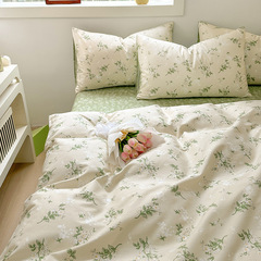 新款ins風小碎花純棉四件套100%全棉四件套床單被套宿舍三件套