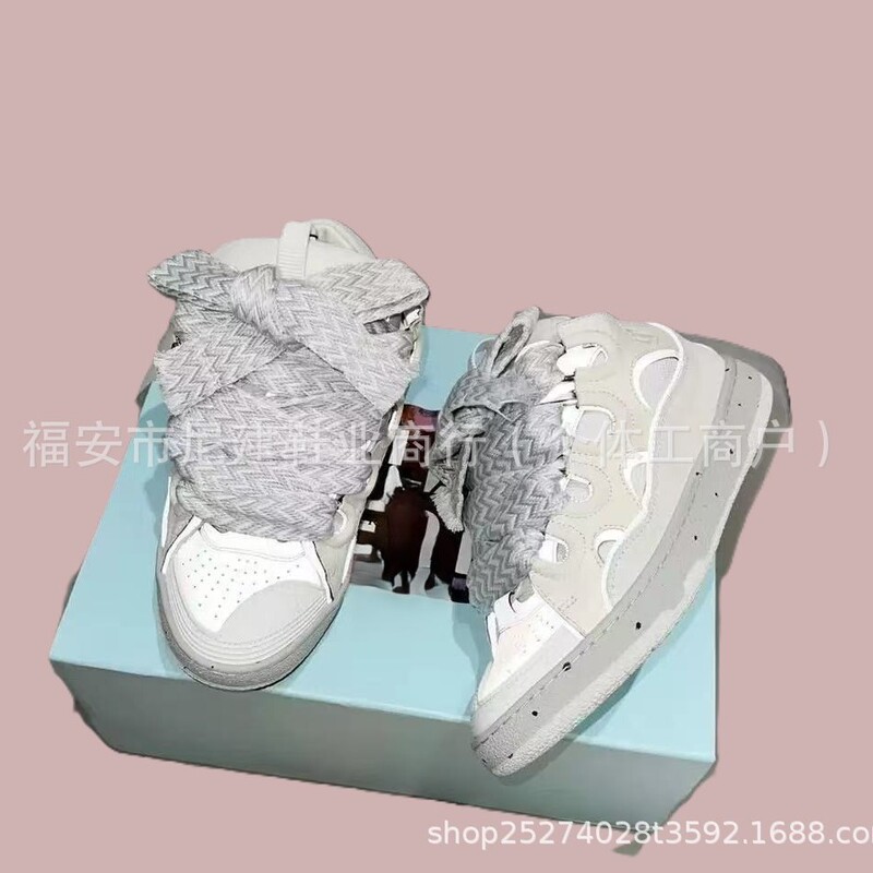 Foreign Trade Casual Shoes, Thick-Soled Lace-Up Dad Shoes, Couple's German Training Shoes, Casual Sports Shoes, Three-Dimensional Dopamine Non-Slip Shoes