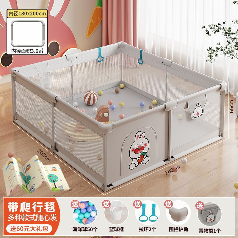 フェンスベビーリビングルーム地上ベビークロールフェンス屋内ガードレール落下防止幼児ホームゲームフェンス|undefined
