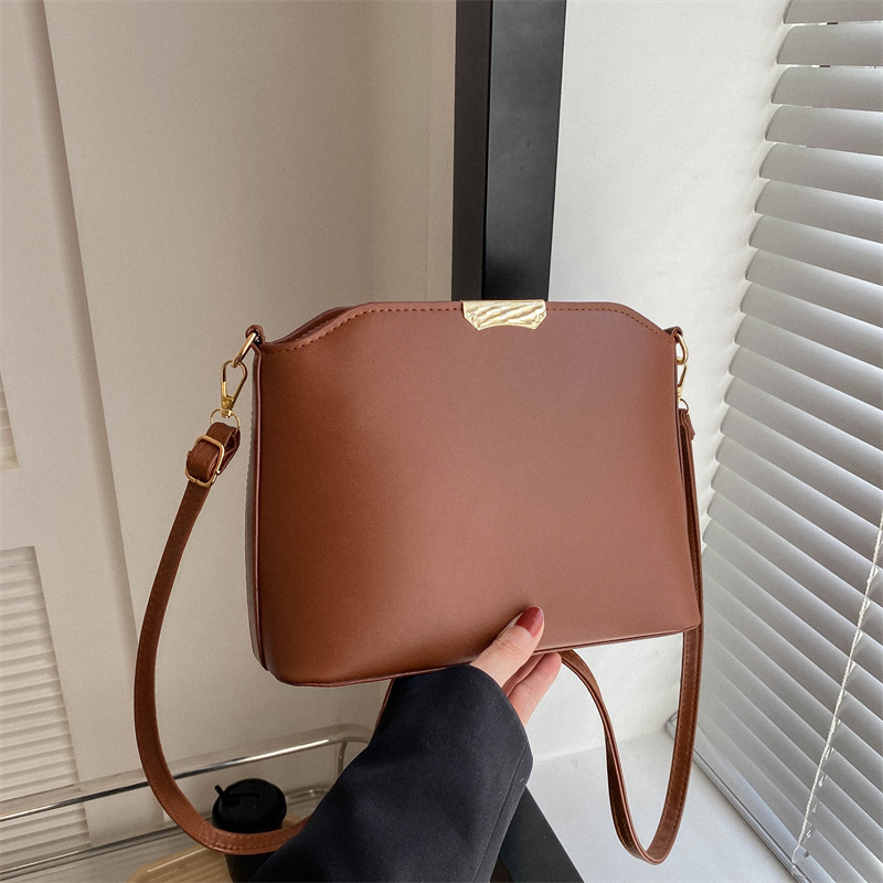 Nuevo 2024, bandolera/bolso de hombro, gran capacidad, bolso pequeño, bolso tipo concha, retro, minimalista, transfronterizo