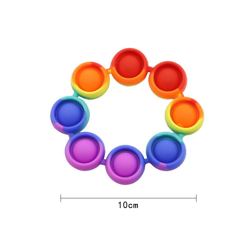 Amazon ratas de explosión pionero pulsera de arco iris de moda versátil pulsera de amor amor pulsera