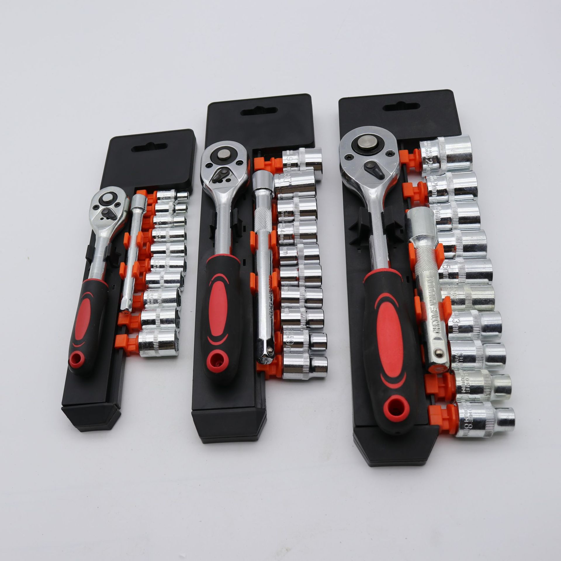 Herramientas de mantenimiento automotriz, herramientas de hardware, llave de manguito, llave de manguito de 46 piezas, cabeza de llave de manguito