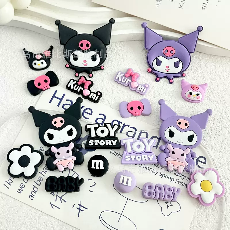 Two-color accessories PVC, phone case, slippers, accessory, DIY