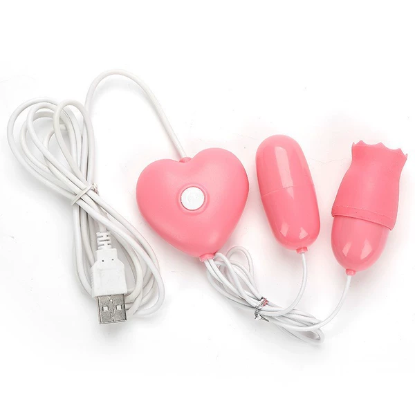 Tongue licking double jump egg-pink