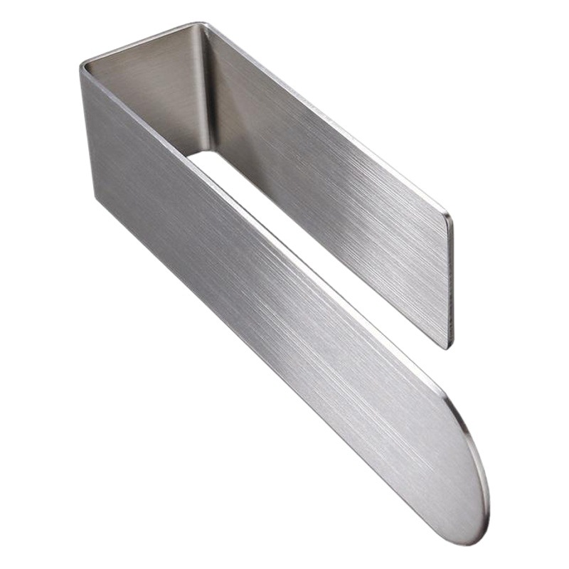 Simple Nordic baño cuarto de baño cepillado 304 de acero inoxidable toallero ponche-libre toalla colgando sola barra de toalla barra