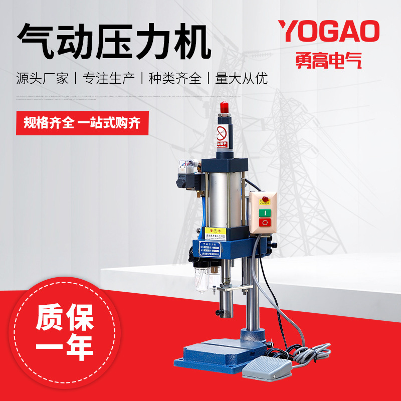 气动压力机 气动冲孔机 小型气动冲压机YGQD-63.80.100.125.160型