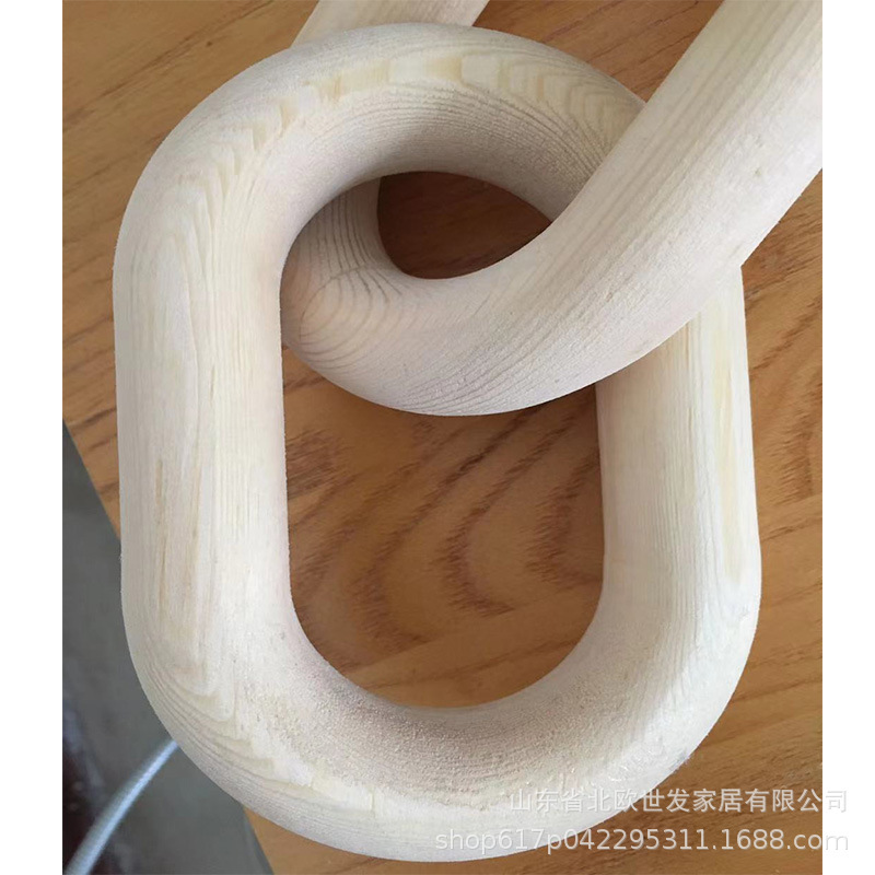 木製装飾木チェーン木環五環木チェーン木チェーン装飾ストラップ木工芸品置物クロスボーダー|undefined