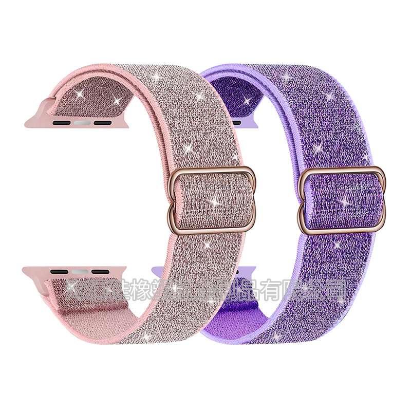 Adecuado para Apple correa de reloj iwatch8 Apple correa de reloj hebilla elástica correa de reloj de nylon