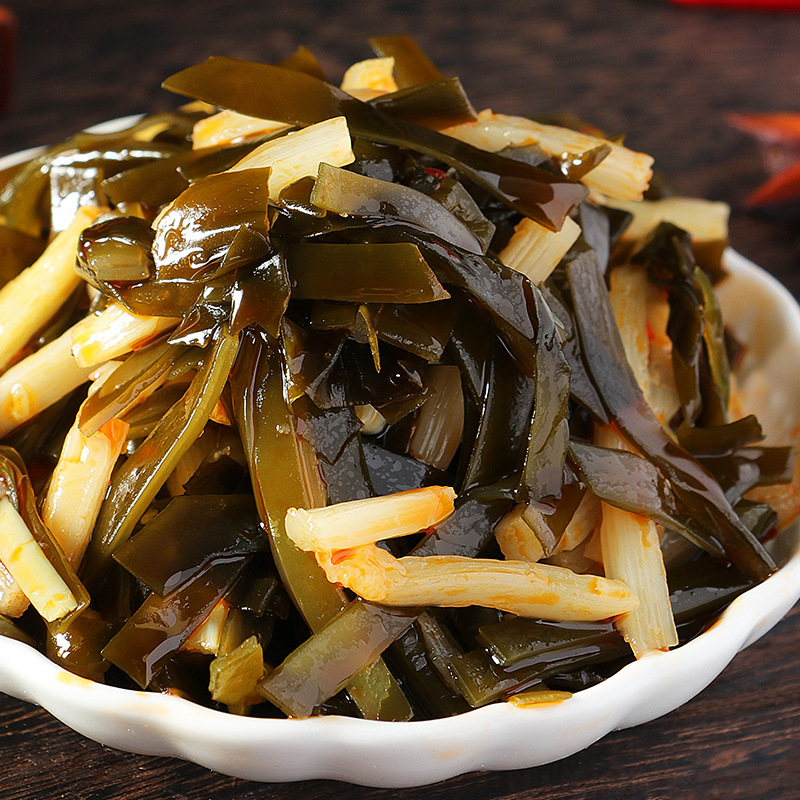 宝食海带笋丝早餐下饭菜开味咸菜酱菜配粥菜榨菜酱菜批发