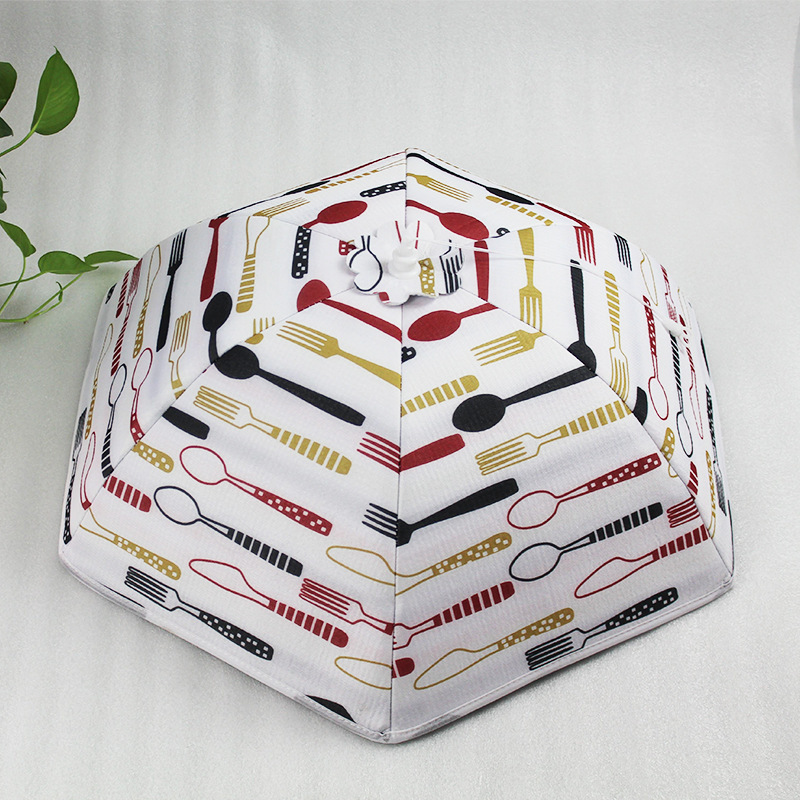 New Convenient Large Insulated Food Cover with Insect Shield Food Storage Cover, Foldable Large Capacity Aluminum Foil Meal Cover