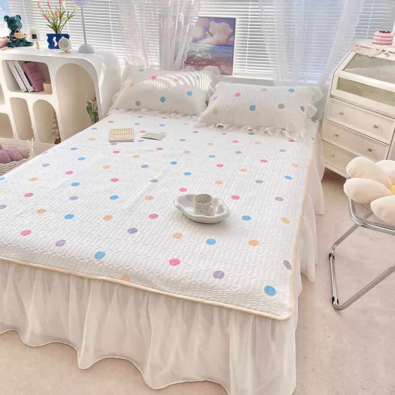 Summer silk mat, set for princess, 3 piece set