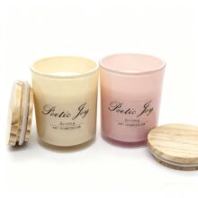 欧美简约款彩色杯子无烟大豆蜡香薰蜡烛伴手礼品女生日礼物批发