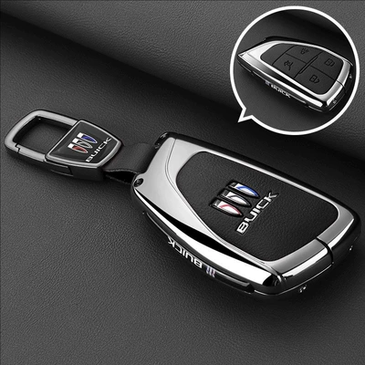 Static Rod/Key Bag — S Car Buckle Shell - smart-4-button-black-leather-car-logo-buckle