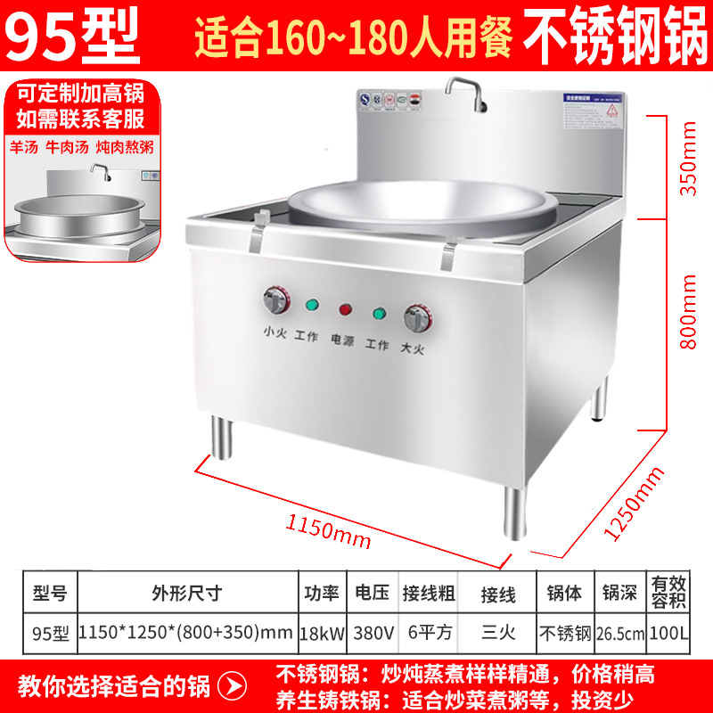 95평방미터 430개 냄비 18kw380v