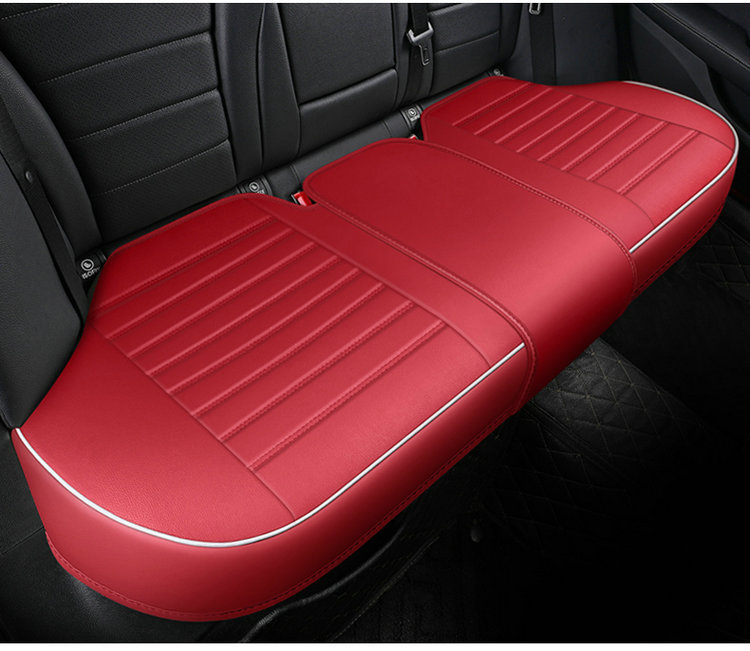Daifa wholesale perforated full leather all-inclusive non-backrest monolithic car seat cushion four seasons universal rear seat cover seat cushion