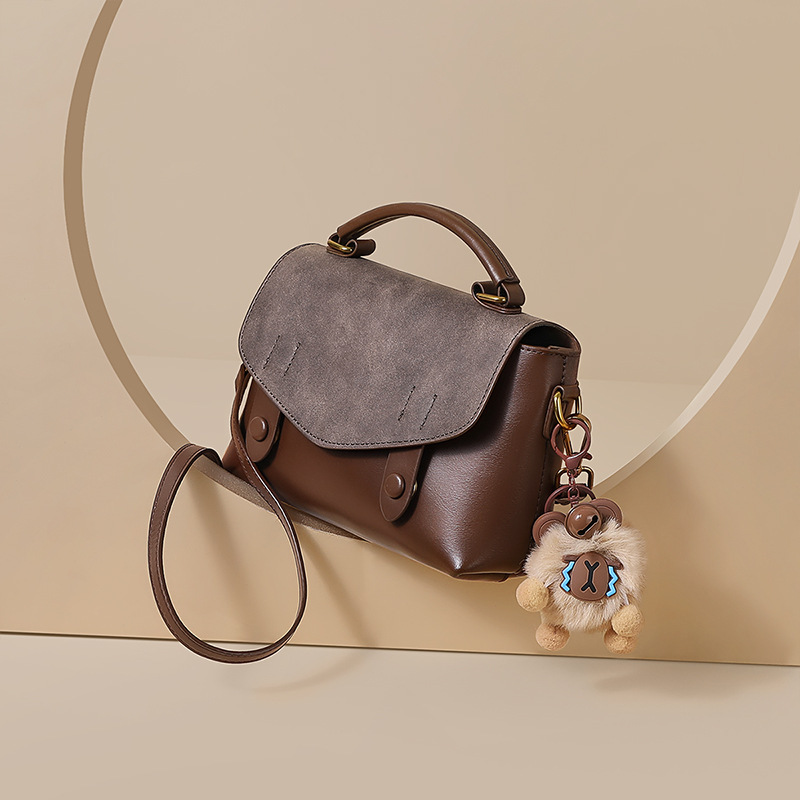 Women's Handbag 2026 New Summer Genuine Leather Crossbody Bag Luxury Cambridge Shoulder Bag - Thumbnail 7