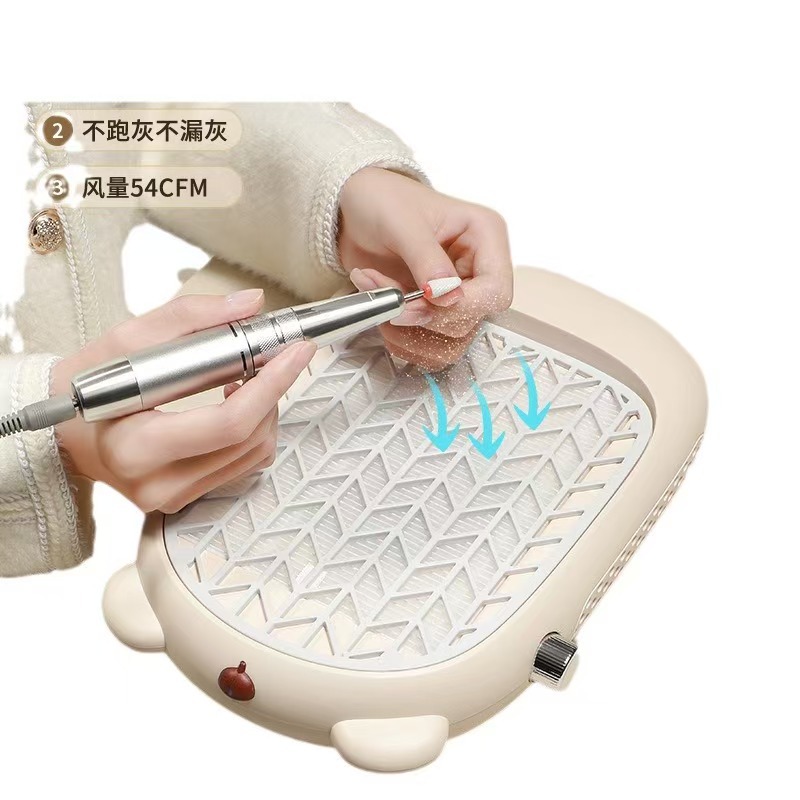 aspirador de manicuras silencioso de succión ultra grande turbina silenciosa especial para la tienda de manicuras remover manicuras pulido máquina de polvo de alta potencia
