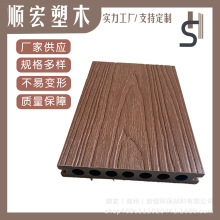 室外二代共擠塑木地板  戶外3D深壓紋木塑地板 牆板 廠家直銷