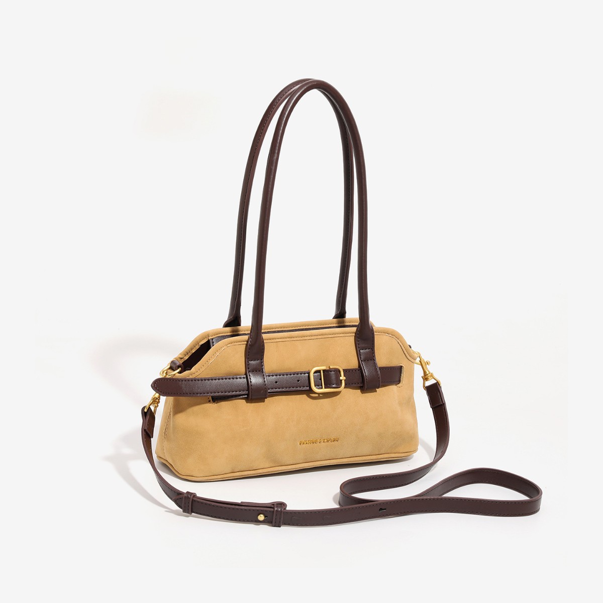 French Niche Elegant Underarm Shell Bag 2025 Autumn/Winter Retro Versatile Commuter Shoulder Handbag Baguette Bag - Thumbnail 2