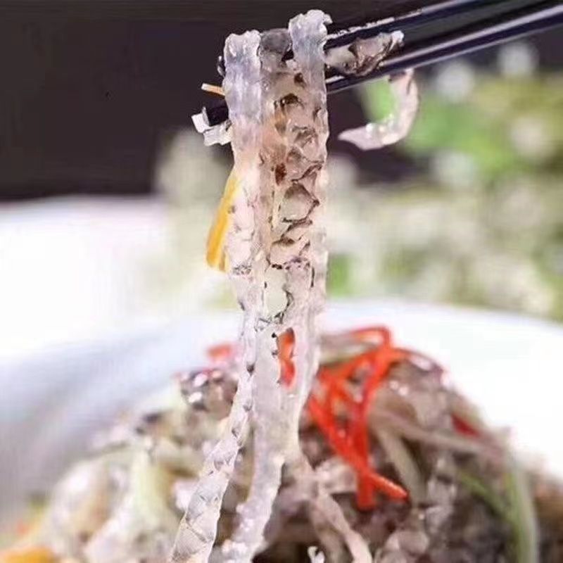料理鱼皮凉菜同款开袋罗非鱼即食大袋下酒菜商用海底捞凉拌菜泡椒|undefined