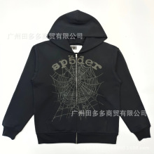 ��óԭ���ذ�450G�����޼Ӻ����·���ӡ֩������ñ��Sp5der hoodi