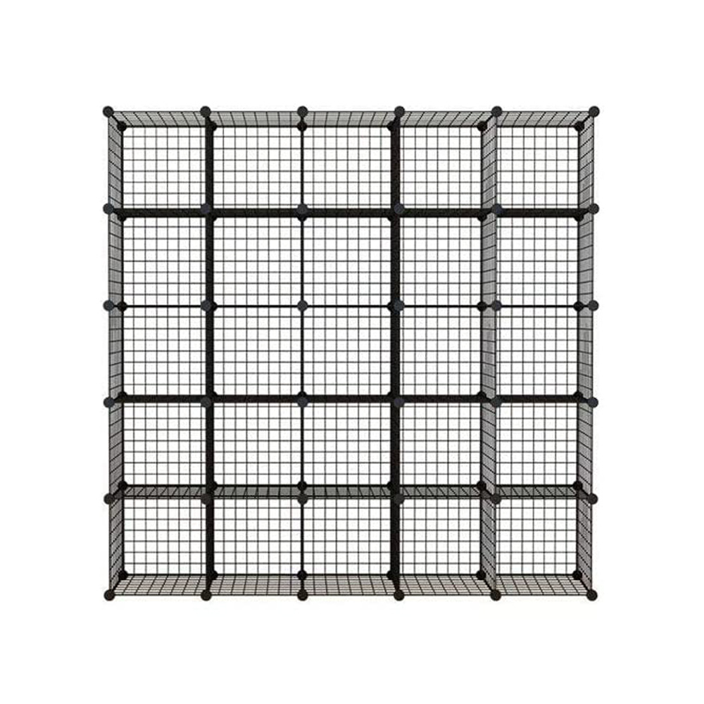 免工具安裝簡約現(xiàn)代百變組合鐵網(wǎng)片拼接鐵架鐵藝收納置物柜收納柜