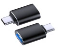 RJ-01 Mobile Phone OTG Type-C to USB3.0 Adapter Black 6978194190705