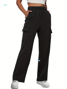Casual Women's High Waist Joggers Women's Overalls Cross-Border