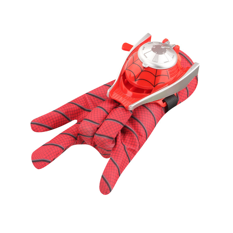 Cross-border cospaly Toyman Spider-Man lanzador de discos voladores superhéroes lanzador de muñeca catapulta de discos voladores