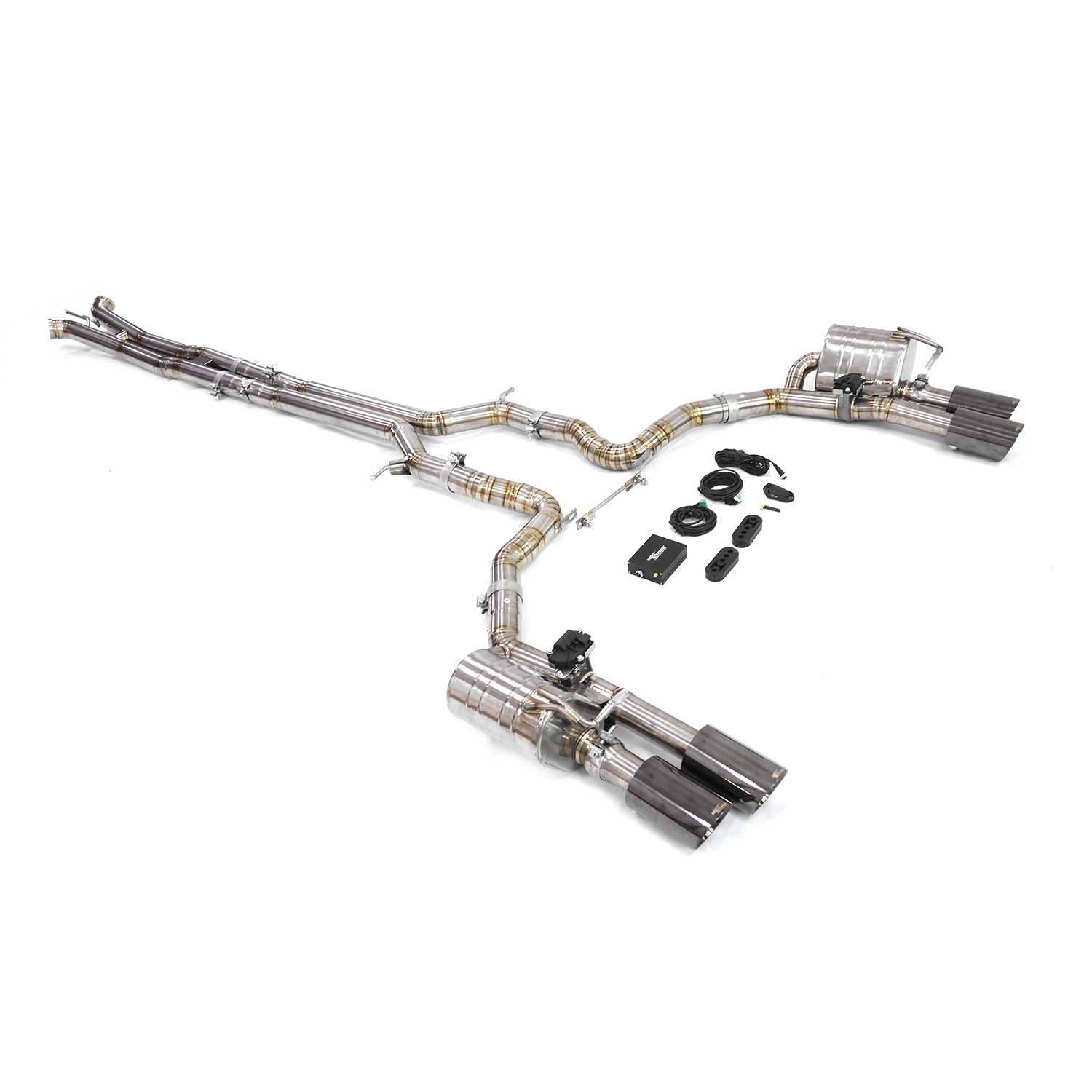 Suitable for Porsche Panamera 971 Turbo S 4.0 Hybrid titanium alloy exhaust pipe rear section