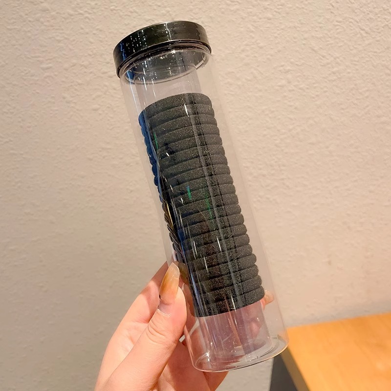 Banda de goma para niños lazo de pelo anillo de toalla anillo de pelo de niña bebé cabeza cuerda sin costuras no duele cabello trenza elástica alta