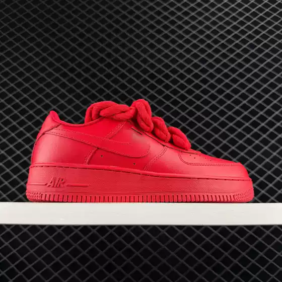 Premium Air Force 1 Rope Sole Sneakers AF1 - Solid Color Platform Casual Sneakers, Slip-Resistant, Durable, Lightweight Fashion Shoes