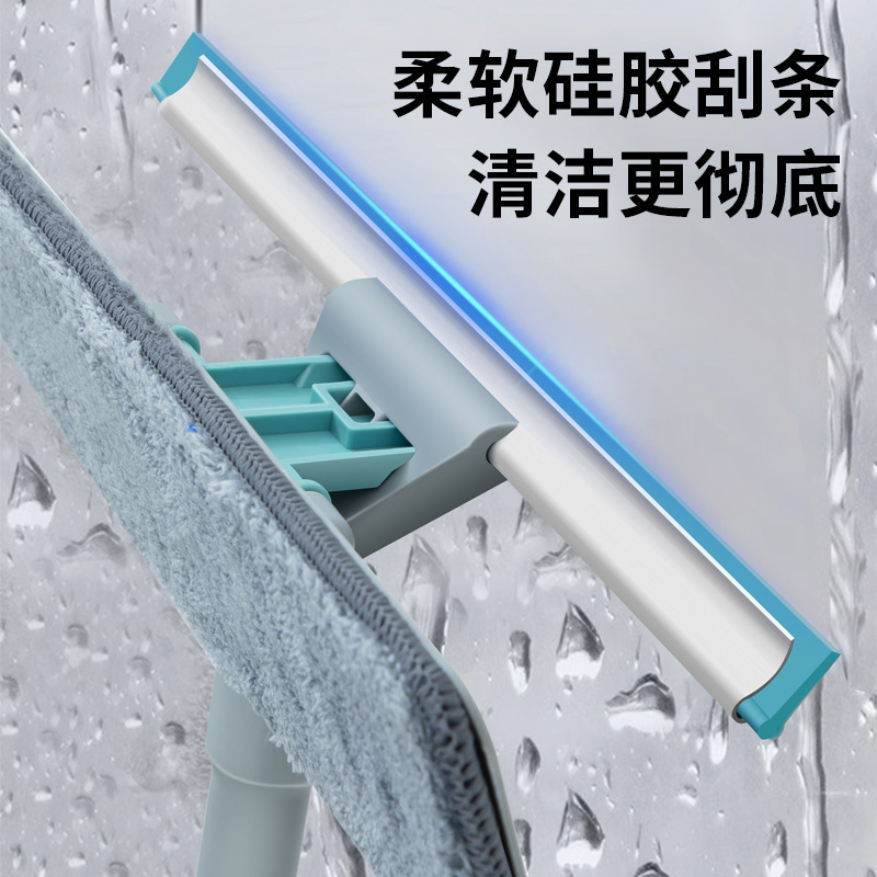 ガラスワイパー、回転式ワイパー、家庭用ワイパー、一体型クリーニングガラスワイパー、延長伸縮ロッド|undefined