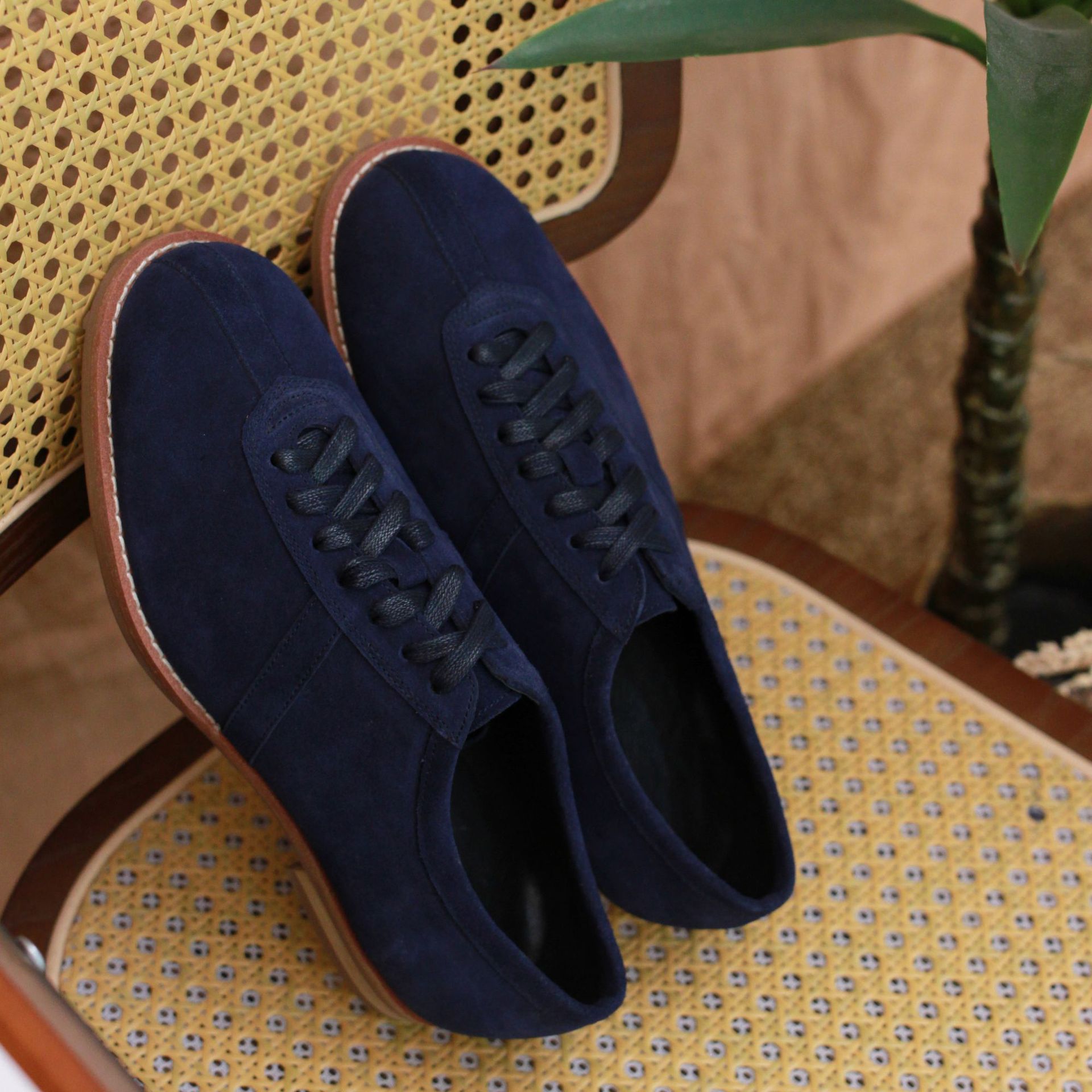 (2개) 영국 미국 최초의 레이어 가죽 조각 컬러 캐주얼 신발 편안한 보드 신발 세트 복고풍 볼링 신발 남성 신발