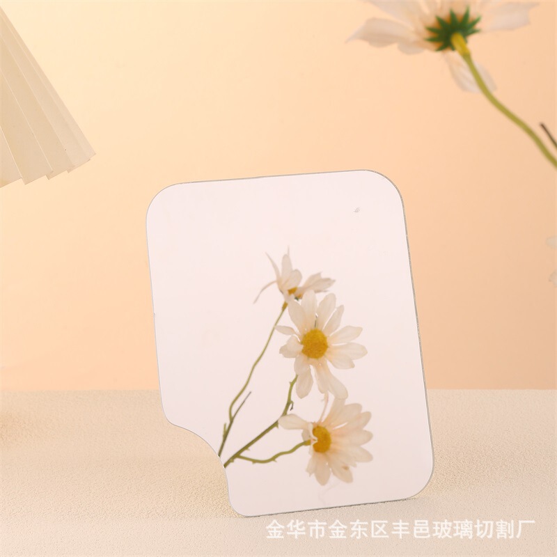 不規則なエッジ研削高精細化粧レンズシート DIY 特殊形状切断ガラス材料片面レンズ加工|undefined