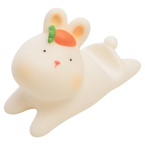 Cartoon Animal Rabbit Vinyl Mobile Phone Stand Ornament Creative Home Decoration Office Desktop Tablet Stand