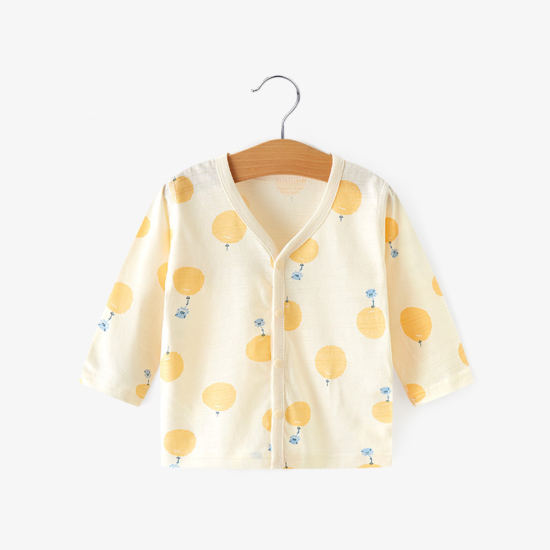 Baby summer thin sun protection cardigan, pure cotton toddler cardigan, air-conditioned shirt, boys' and girls' skin clothing 1-5