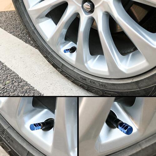 Car tire valve cap aluminum alloy car tire universal valve tire cap valve cover modified valve core cover