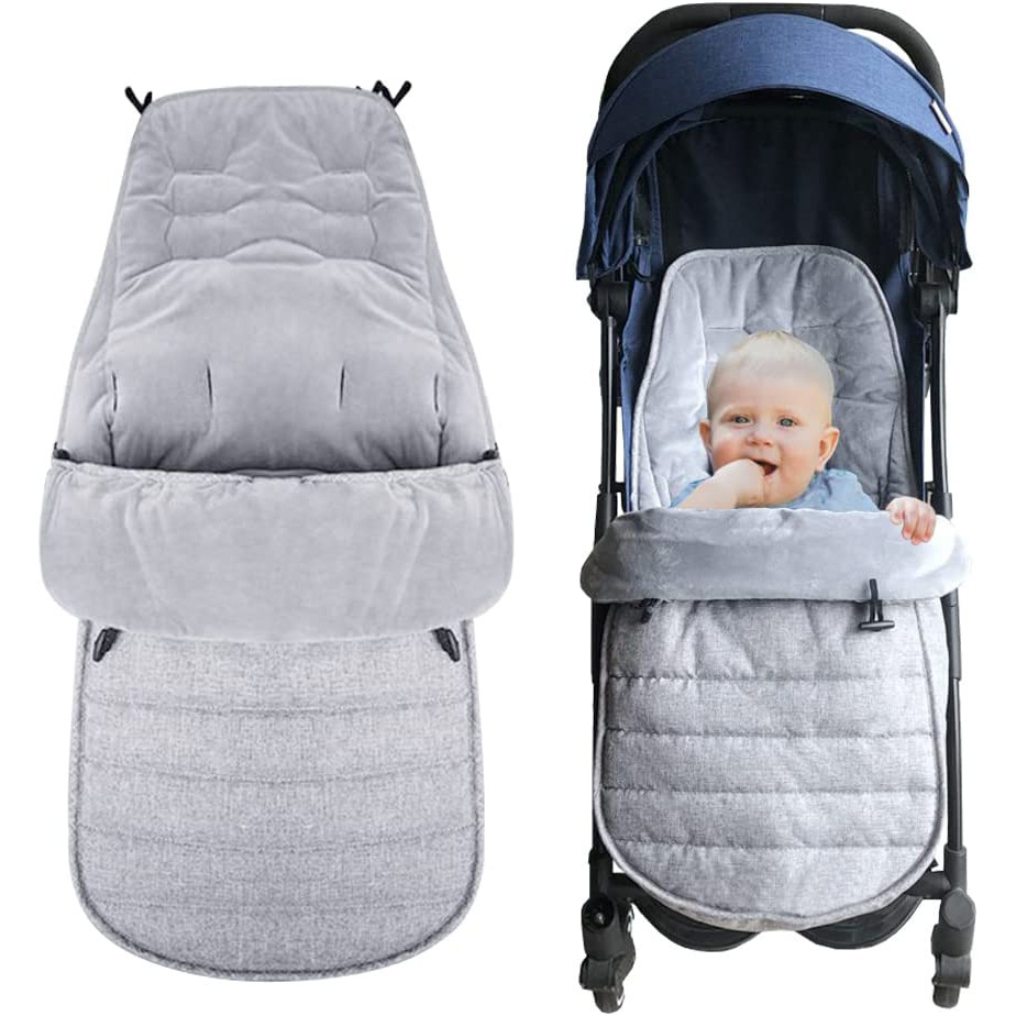 Winter Outdoor Waterproof Baby Sleeping Bag Baby Carriage Warm Foot Cover Thickened Kick-proof Quilt Cold-proof Autumn and Winter Holding Quilt