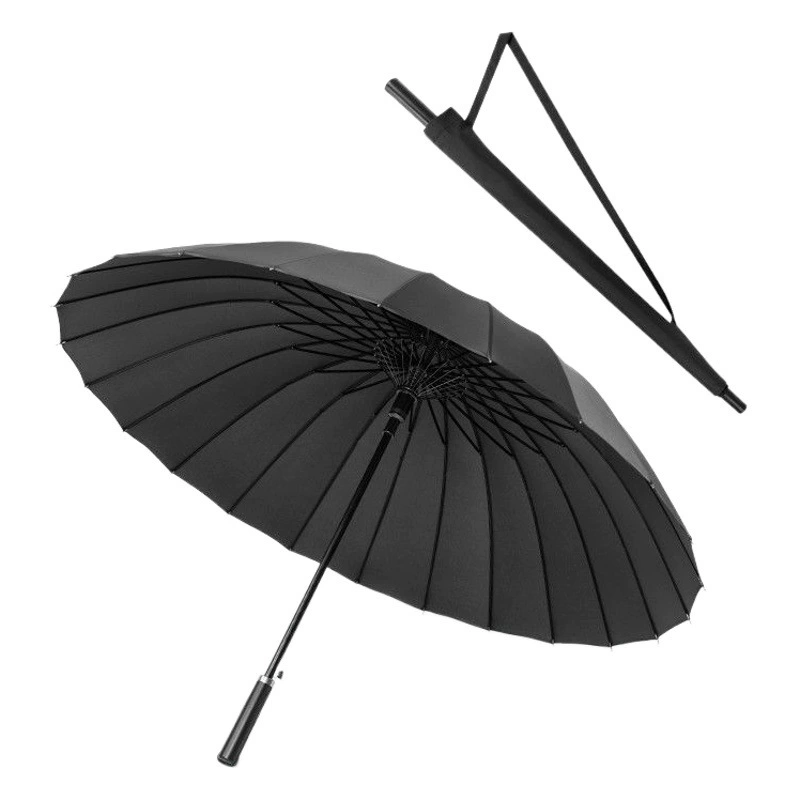 24-костяной автоматический зонт с длинной ручкой негабаритный зонт для гольфа 16-костяной двойной деловой Подарочный рекламный Зонт Пользовательский логотип
