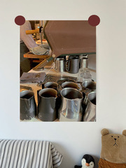 Designer Coffee Shop Multi-Size Combination Wall Sticker, Decorative Painting Poster for European and American Independent Coffee Shops