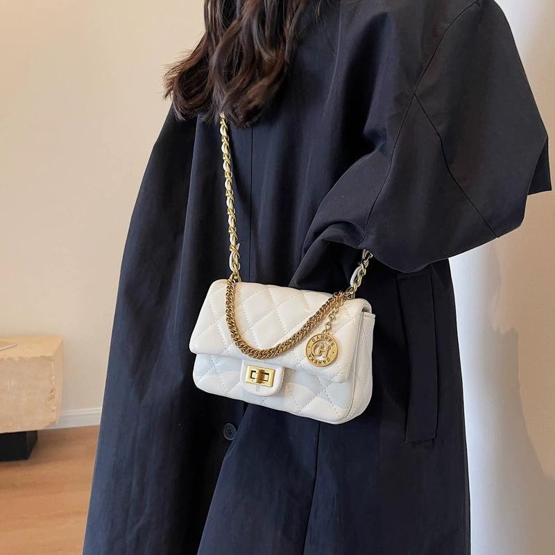 (Cross-border trading), summer one-shoulder bag with diamond pattern, 2023