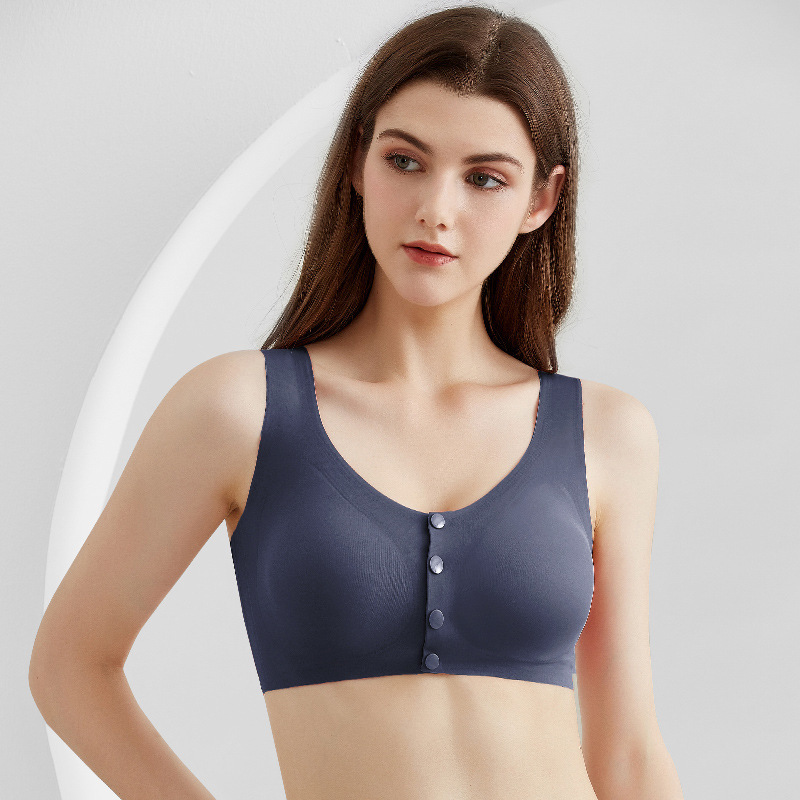 Japanese Style Breastfeeding Underwear Four Seasons Large Size Non-rimmed Bra for Pregnant Women Late Pregnancy Feeding Large Size Vest Women Japanese Style Breastfeeding Underwear Four Seasons Large Size Non-rimmed Bra for Pregnant Women Late Pregnancy Feeding Large Size Vest Women