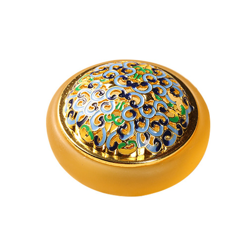 Ancient method crystal incense burner household aroma burner indoor small plate incense burner for making incense coils burner aroma diffuser incense burner piece wholesale